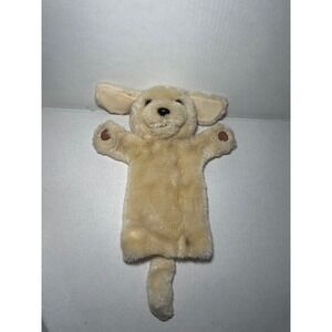 The Puppet Company Dog Hand Puppet Tan Plush Golden Retriever Lab Storytelling